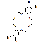 2,3,13,14-Tetrabromo-6,7,9,10,17,18,20,21-octahydrodibenzo[b,k][1,4,7,10,13,16]hexaoxacyclooctadecine