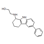 2-((6-Phenyl-2,3,4,9-tetrahydro-1H-carbazol-1-yl)amino)ethan-1-ol