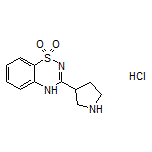 3-(吡咯烷-3-基)-4H-苯并[e][1,2,4]噻二嗪1,1-二氧化物盐酸盐