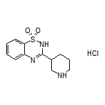 3-(哌啶-3-基)-2H-苯并[e][1,2,4]噻二嗪-1,1-二氧化物盐酸盐