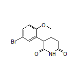 3-(5-Bromo-2-methoxyphenyl)piperidine-2,6-dione