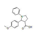 2-(4-Methoxyphenyl)-1-phenylpyrrolidine-3-carboxylic Acid