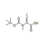 2-[Boc-(methyl)amino]but-2-enoic Acid