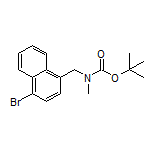 1-(4-Bromonaphthalen-1-yl)-N-Boc-N-methylmethanamine