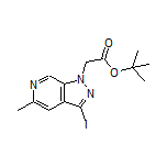 tert-Butyl 2-(3-Iodo-5-methyl-1H-pyrazolo[3,4-c]pyridin-1-yl)acetate