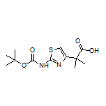 2-[2-(Boc-amino)thiazol-4-yl]-2-methylpropanoic Acid