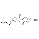 3-[5-[(R)-3-Aminopyrrolidin-1-yl]-1-oxoisoindolin-2-yl]piperidine-2,6-dione Hydrochloride