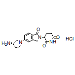 3-[5-[(S)-3-Aminopyrrolidin-1-yl]-1-oxoisoindolin-2-yl]piperidine-2,6-dione Hydrochloride