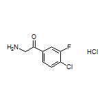 2-Amino-1-(4-chloro-3-fluorophenyl)ethanone Hydrochloride