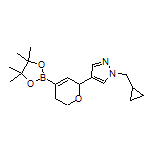 6-[1-(Cyclopropylmethyl)-1H-pyrazol-4-yl]-3,6-dihydro-2H-pyran-4-boronic Acid Pinacol Ester