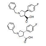 cis-1-Benzyl-4-(4-fluorophenyl)pyrrolidine-3-carboxylic Acid