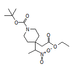 Ethyl 2-[1-Boc-4-(1-nitroethyl)-4-piperidyl]acetate