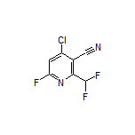 4-Chloro-2-(difluoromethyl)-6-fluoronicotinonitrile