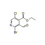 Ethyl 2-Bromo-5-chloro-3-formylisonicotinate