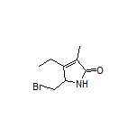 5-(Bromomethyl)-4-ethyl-3-methyl-1,5-dihydro-2H-pyrrole-2-one