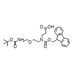 3-[[2-[2-(Boc-amino)ethoxy]ethyl]Fmoc-amino]propanoic Acid