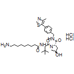 (2S,4R)-1-[(S)-2-(9-Aminononanamido)-3,3-dimethylbutanoyl]-4-hydroxy-N-[4-(4-methylthiazol-5-yl)benzyl]pyrrolidine-2-carboxamide Dihydrochloride