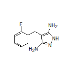 4-(2-Fluorobenzyl)-1H-pyrazole-3,5-diamine