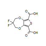 3,3-Difluoro-3,4-dihydro-2H-thieno[3,4-b][1,4]dioxepine-6,8-dicarboxylic Acid