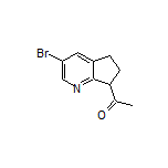 1-(3-Bromo-6,7-dihydro-5H-cyclopenta[b]pyridin-7-yl)ethanone