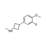 3-(3-Fluoro-4-methoxyphenyl)-N-methylcyclobutanamine