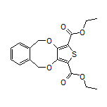 Diethyl 5,10-Dihydrobenzo[f]thieno[3,4-b][1,4]dioxocine-1,3-dicarboxylate