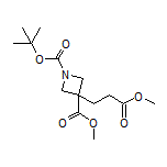 Methyl 1-Boc-3-(3-Methoxy-3-oxopropyl)azetidine-3-carboxylate