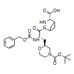 (S)-2-[(S)-3-[(S)-4-Boc-morpholin-2-yl]-2-(Cbz-amino)propanoyl]-2,3-diazabicyclo[3.1.1]heptane-4-carboxylic Acid