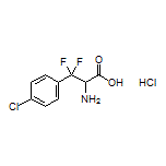3-(4-Chlorophenyl)-3,3-difluoro-DL-alanine Hydrochloride