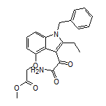 Methyl 2-[[3-(2-Amino-2-oxoacetyl)-1-benzyl-2-ethyl-1H-indol-4-yl]oxy]acetate