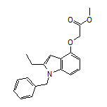 Methyl 2-[(1-Benzyl-2-ethyl-4-indolyl)oxy]acetate
