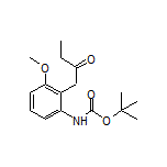 1-[2-(Boc-amino)-6-methoxyphenyl]-2-butanone