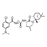2-Chloro-5-(dimethylamino)-N-[2-[[(R)-3-methyl-1-[(3aS,4S,6S,7aR)-3a,5,5-trimethylhexahydro-4,6-methanobenzo[d][1,3,2]dioxaborol-2-yl]butyl]amino]-2-oxoethyl]benzamide