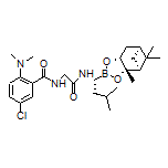 5-Chloro-2-(dimethylamino)-N-[2-[[(R)-3-methyl-1-[(3aS,4S,6S,7aR)-3a,5,5-trimethylhexahydro-4,6-methanobenzo[d][1,3,2]dioxaborol-2-yl]butyl]amino]-2-oxoethyl]benzamide