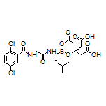 (R)-2,2’-[2-[1-[2-(2,5-Dichlorobenzamido)acetamido]-3-methylbutyl]-6-oxo-1,3,2-dioxaborinane-4,4-diyl]diacetic Acid