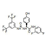 (S)-2-[3-[3,5-Bis(trifluoromethyl)phenyl]ureido]-N-(2,4-difluorophenyl)-2-(4-hydroxyphenyl)acetamide