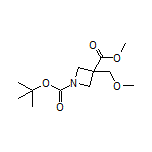 Methyl 1-Boc-3-(methoxymethyl)azetidine-3-carboxylate