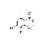 5-Chloro-6-fluoro-3-methyl-2-nitroanisole