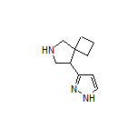 8-(1H-Pyrazol-3-yl)-6-azaspiro[3.4]octane
