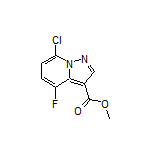 Methyl 7-Chloro-4-fluoropyrazolo[1,5-a]pyridine-3-carboxylate