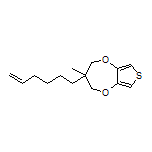 3-(Hex-5-en-1-yl)-3-methyl-3,4-dihydro-2H-thieno[3,4-b][1,4]dioxepine