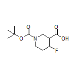 1-Boc-4-fluoropiperidine-3-carboxylic Acid