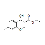 Ethyl (R)-3-Hydroxy-3-(2-methoxy-4-methylphenyl)propanoate