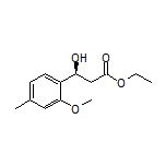 Ethyl (S)-3-Hydroxy-3-(2-methoxy-4-methylphenyl)propanoate