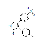 4-[4-(Methylsulfonyl)phenyl]-3-(p-tolyl)-1H-pyrrol-2(5H)-one