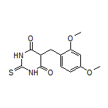 5-(2,4-Dimethoxybenzyl)-2-thioxodihydropyrimidine-4,6(1H,5H)-dione