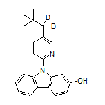9-[5-(2,2-Dimethylpropyl-1,1-d2)pyridin-2-yl]-9H-carbazol-2-ol