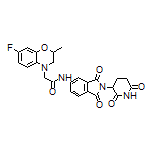 N-[2-(2,6-Dioxopiperidin-3-yl)-1,3-dioxoisoindolin-5-yl]-2-[7-fluoro-2-methyl-2H-benzo[b][1,4]oxazin-4(3H)-yl]acetamide