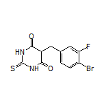 5-(4-Bromo-3-fluorobenzyl)-2-thioxodihydropyrimidine-4,6(1H,5H)-dione
