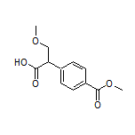 3-Methoxy-2-[4-(methoxycarbonyl)phenyl]propanoic Acid